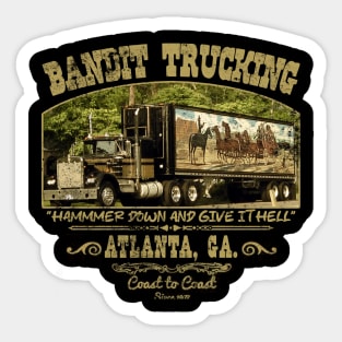 Bandit Trucking 1977 Sticker